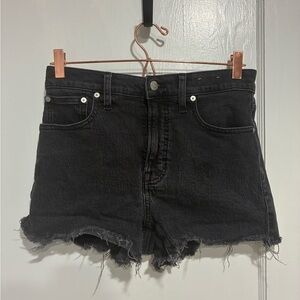 Madewell The Perfect Jean Short in Black size 27